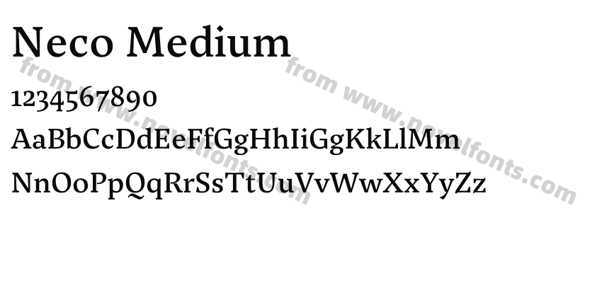 Neco MediumPreview