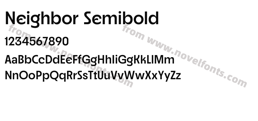 Neighbor SemiboldPreview