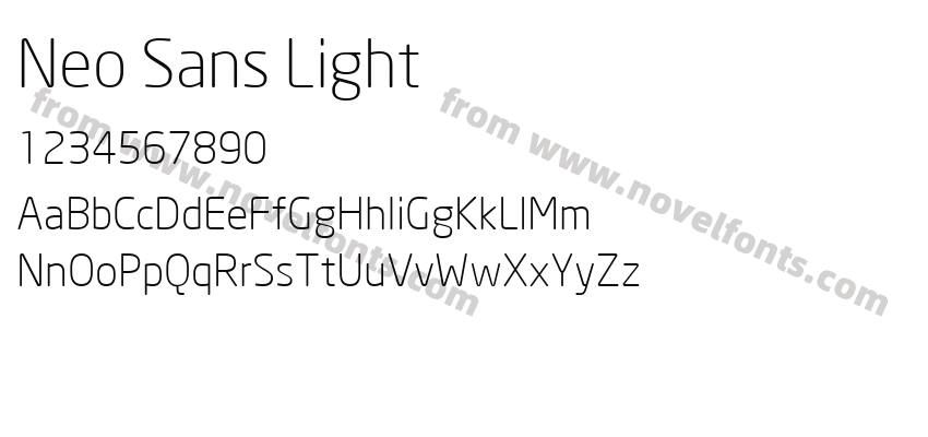 Neo Sans LightPreview