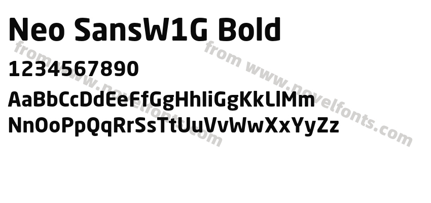 Neo SansW1G BoldPreview
