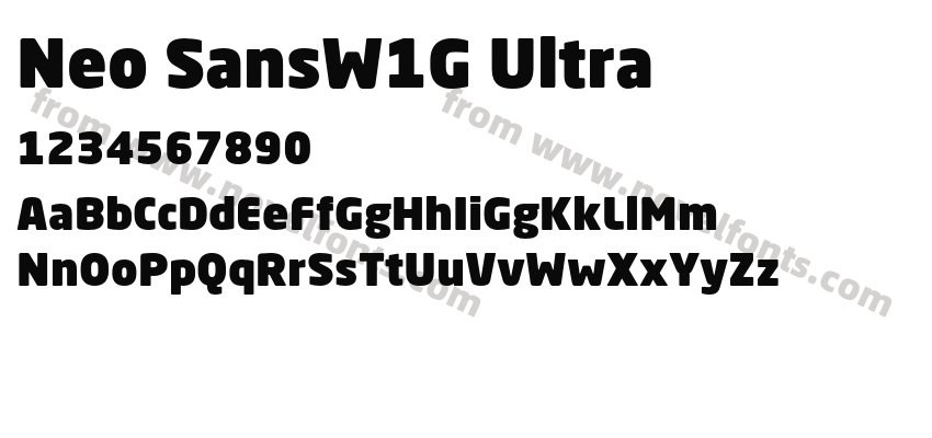 Neo SansW1G UltraPreview