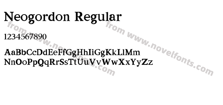 Neogordon RegularPreview