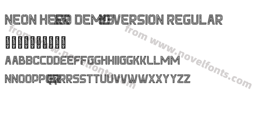 Neon Hero Demo Version RegularPreview