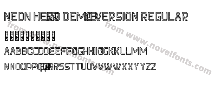 Neon Hero Demo Version RegularPreview