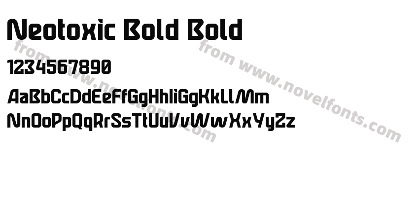 Neotoxic Bold BoldPreview