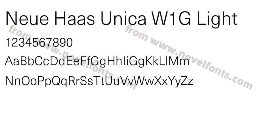 Neue Haas Unica W1G LightPreview