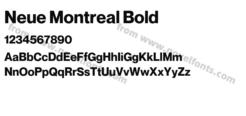 Neue Montreal BoldPreview