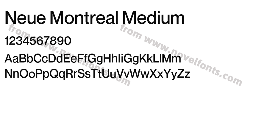 Neue Montreal MediumPreview