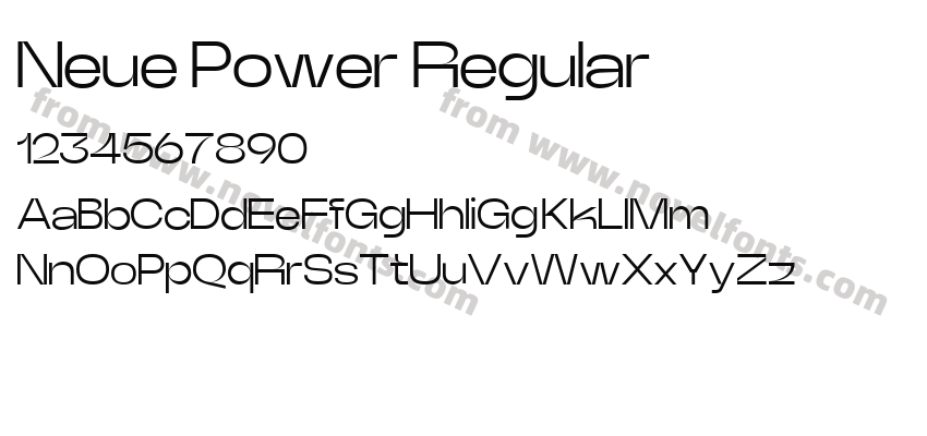 Neue Power RegularPreview