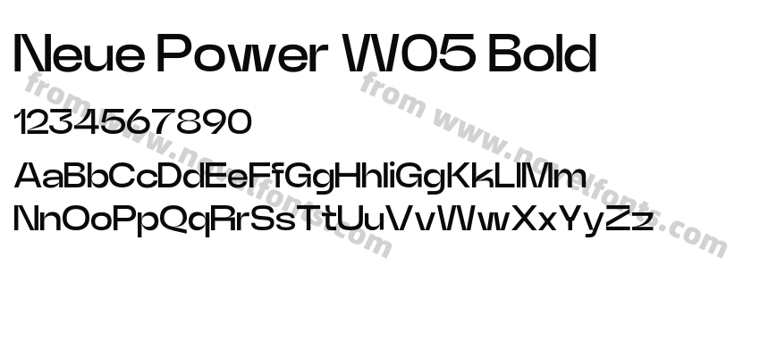 Neue Power W05 BoldPreview