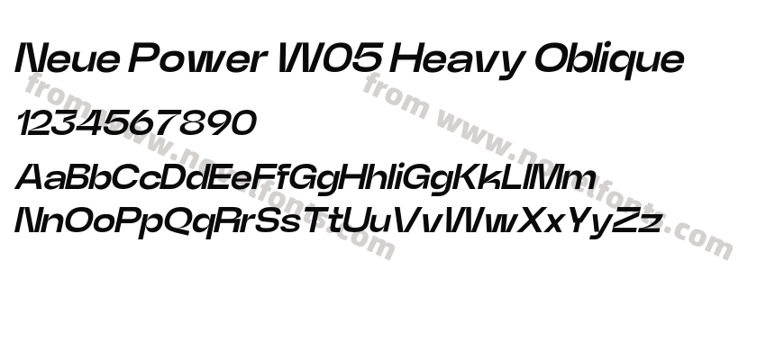Neue Power W05 Heavy ObliquePreview