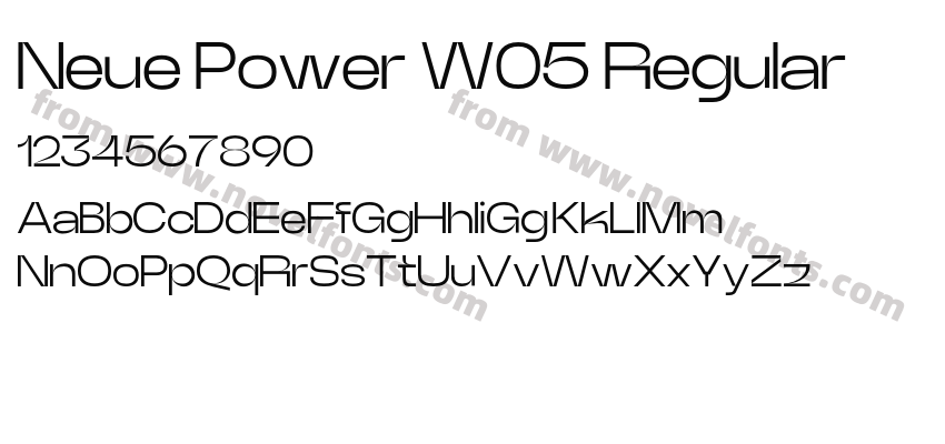 Neue Power W05 RegularPreview