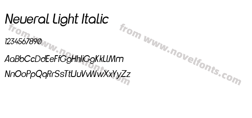 Neueral Light ItalicPreview