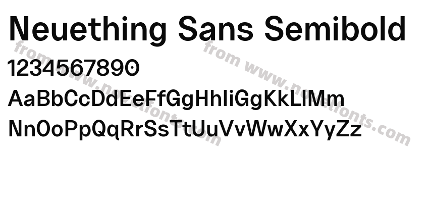 Neuething Sans SemiboldPreview