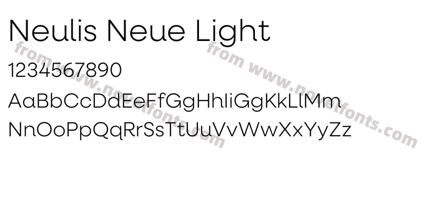 Neulis Neue LightPreview
