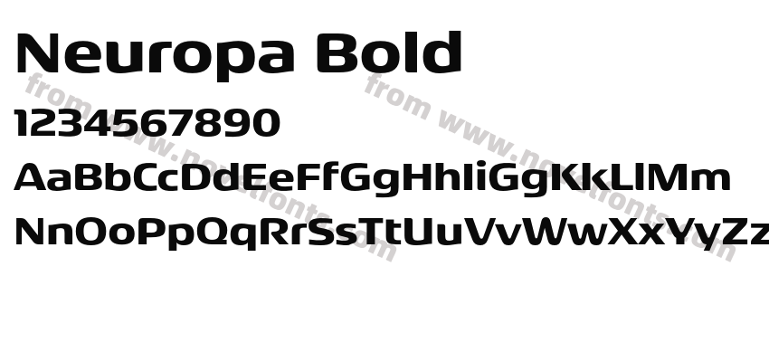 Neuropa BoldPreview