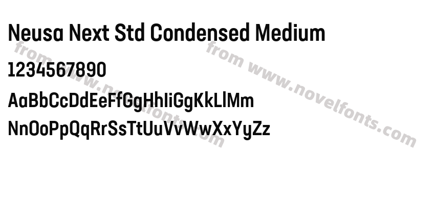Neusa Next Std Condensed MediumPreview