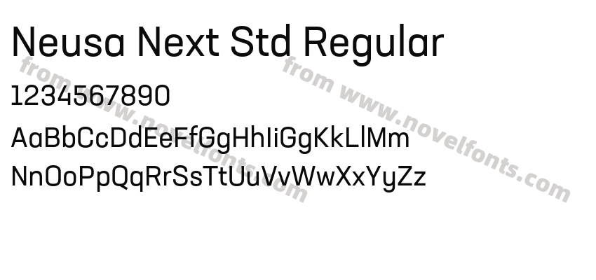 Neusa Next Std RegularPreview