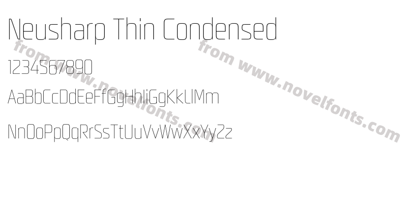 Neusharp Thin CondensedPreview