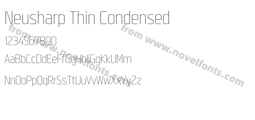 Neusharp Thin CondensedPreview