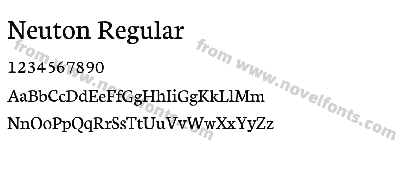 Neuton RegularPreview