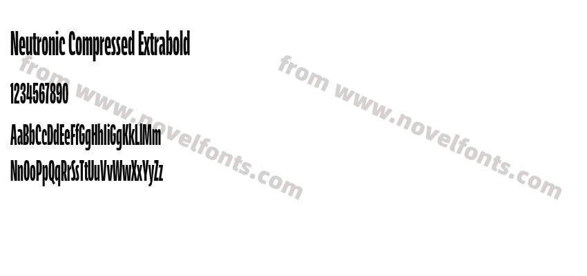 Neutronic Compressed ExtraboldPreview