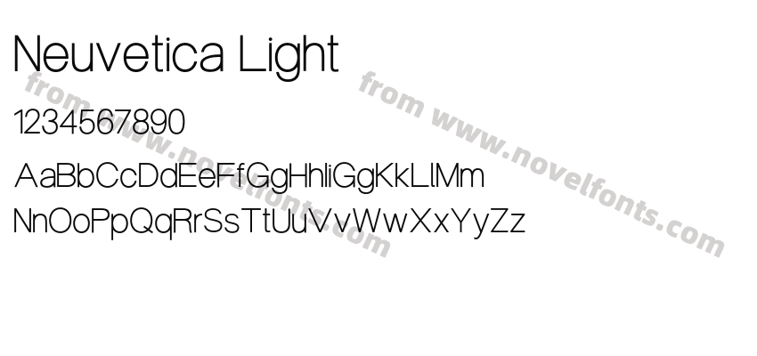 Neuvetica LightPreview