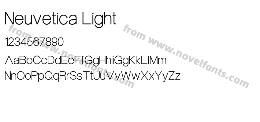 Neuvetica LightPreview