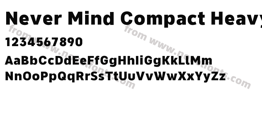 Never Mind Compact HeavyPreview
