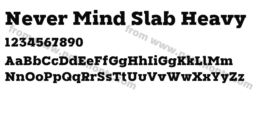Never Mind Slab HeavyPreview
