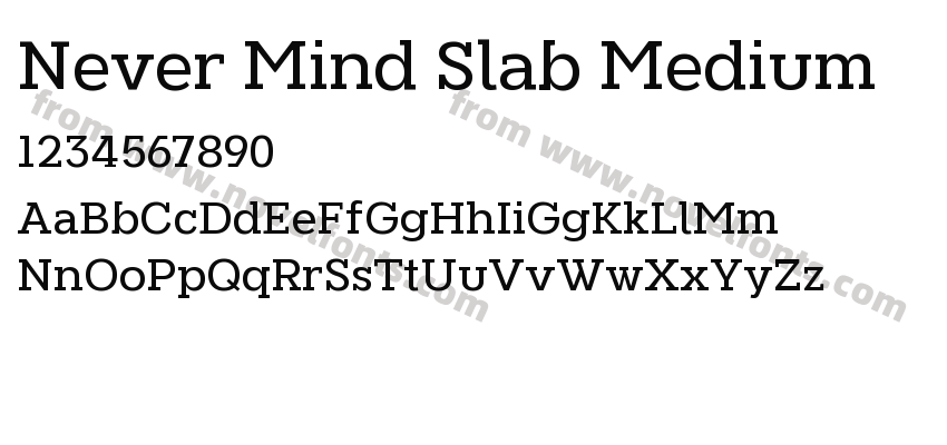 Never Mind Slab MediumPreview