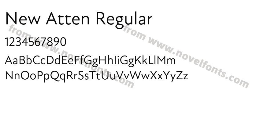 New Atten RegularPreview