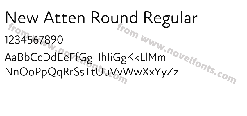 New Atten Round RegularPreview