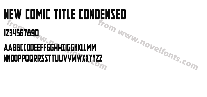 New Comic Title CondensedPreview