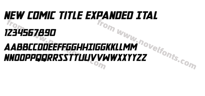 New Comic Title Expanded ItalPreview
