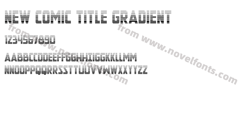 New Comic Title GradientPreview