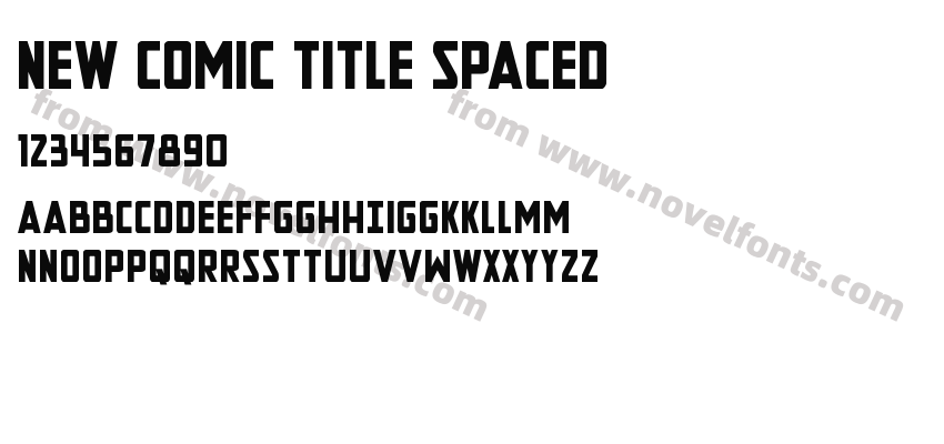 New Comic Title SpacedPreview