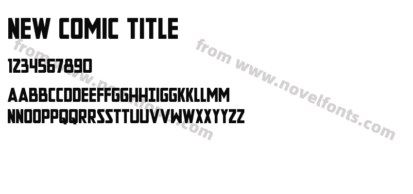 New Comic TitlePreview