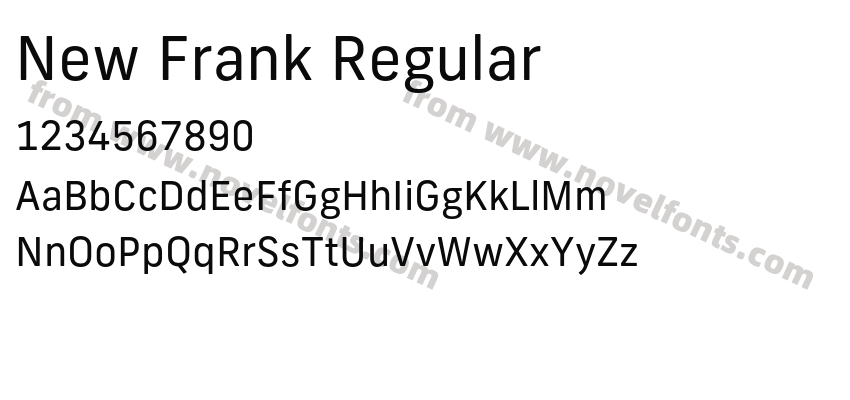 New Frank RegularPreview