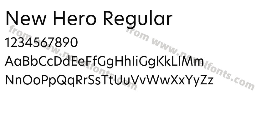 New Hero RegularPreview