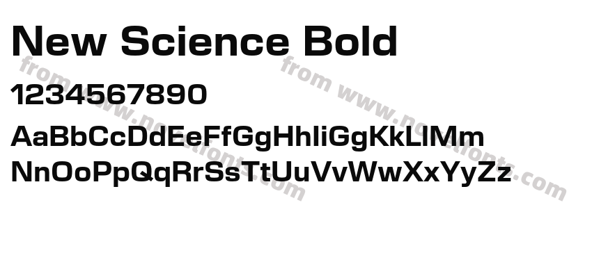 New Science BoldPreview