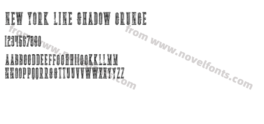 New york line shadow grungePreview