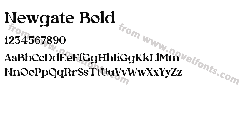 Newgate BoldPreview
