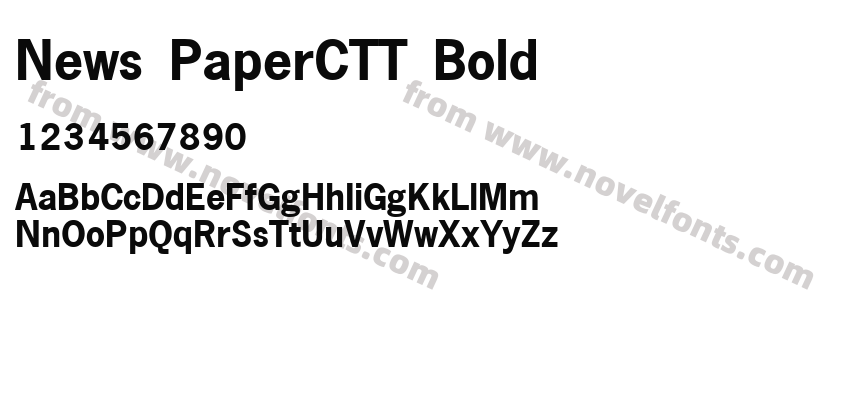 News PaperCTT BoldPreview