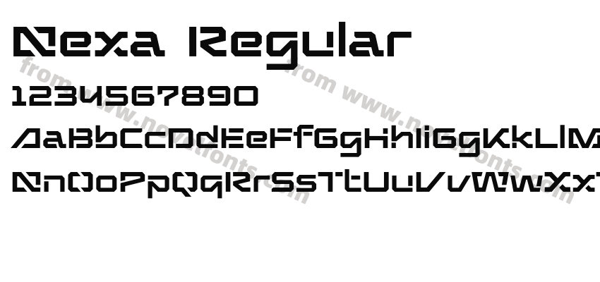 Nexa RegularPreview