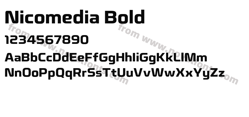Nicomedia BoldPreview