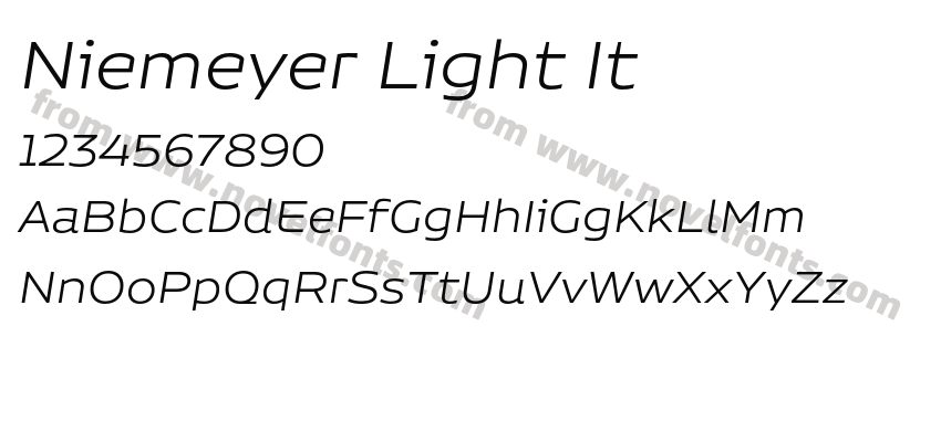 Niemeyer Light ItPreview