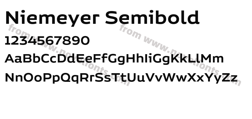 Niemeyer SemiboldPreview