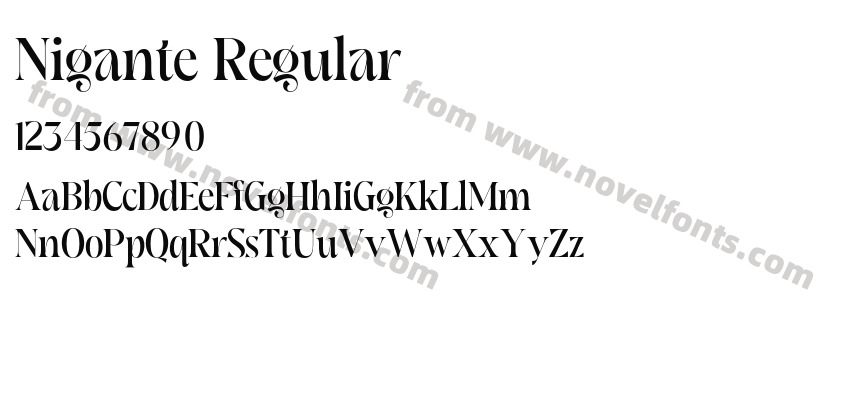 Nigante RegularPreview