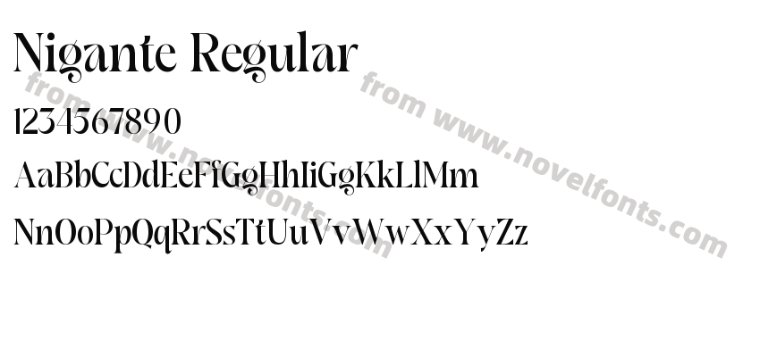 Nigante RegularPreview
